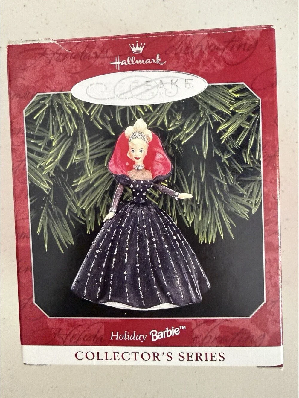 Hallmark Keepsake Ornament Holiday Barbie 6th Series 1998 Collector’s Series NIB